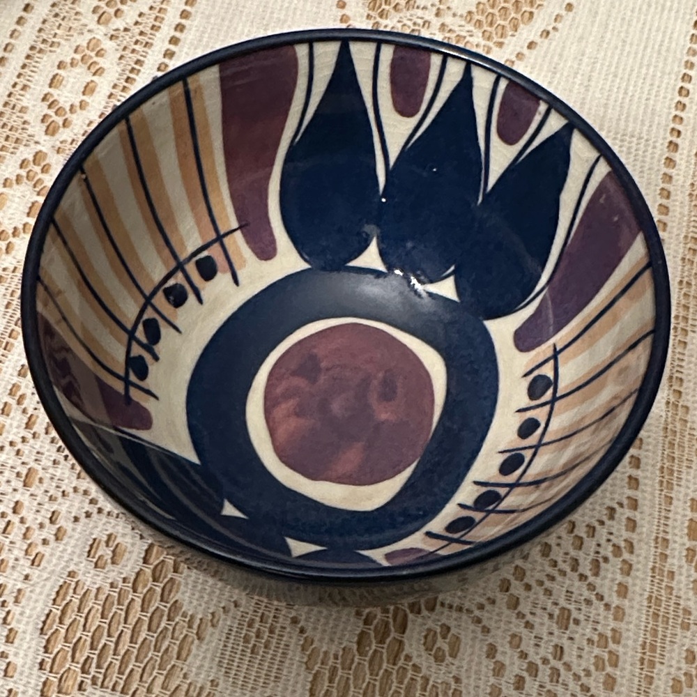 Royal Copenhagen Fajance Hand-Painted Porcelain Bowl, 1960/70s